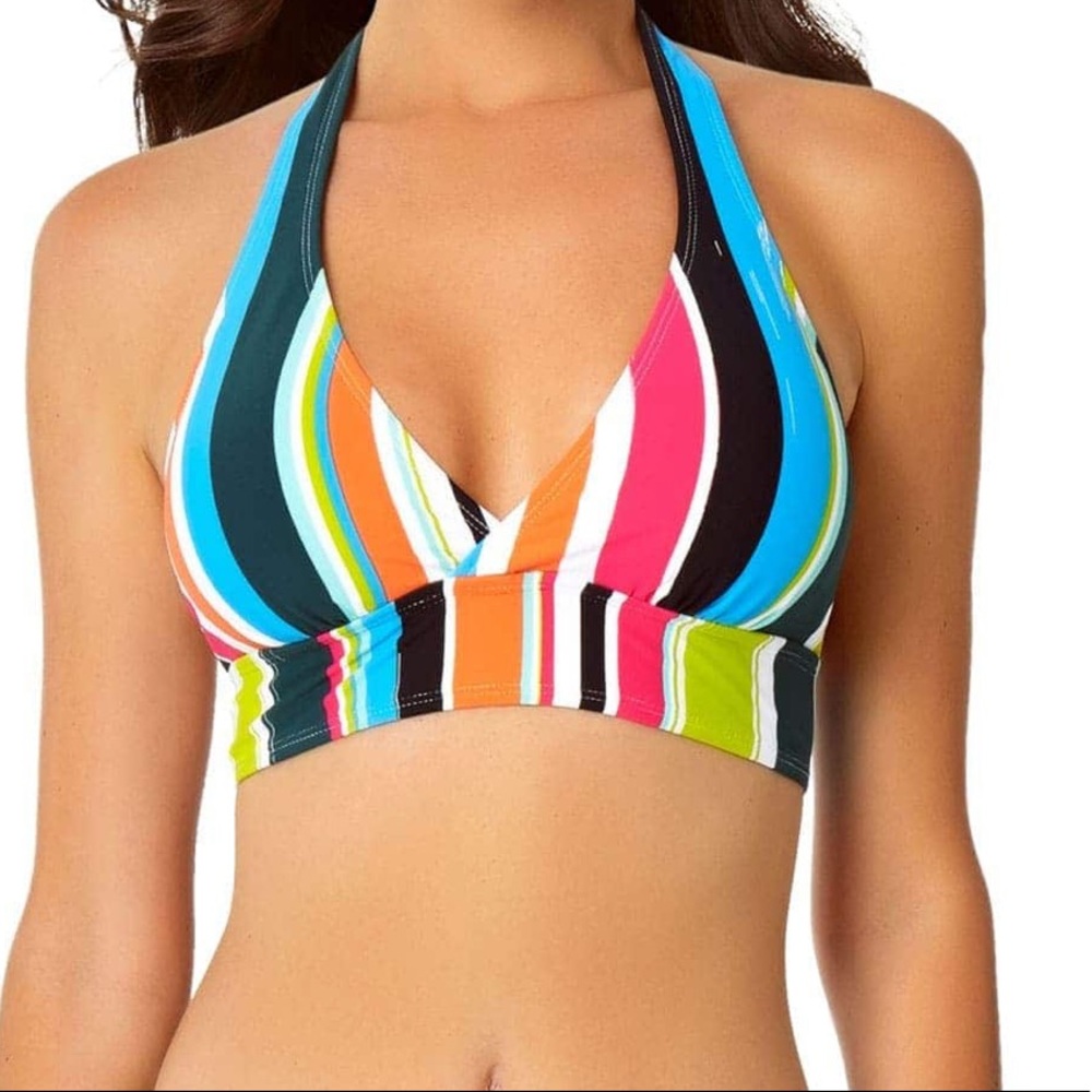 Anne Cole Halter Bikini Top Size L